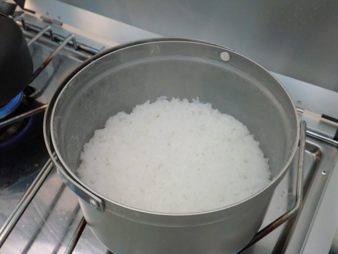 2013宮崎白浜AC撤収日_白ご飯