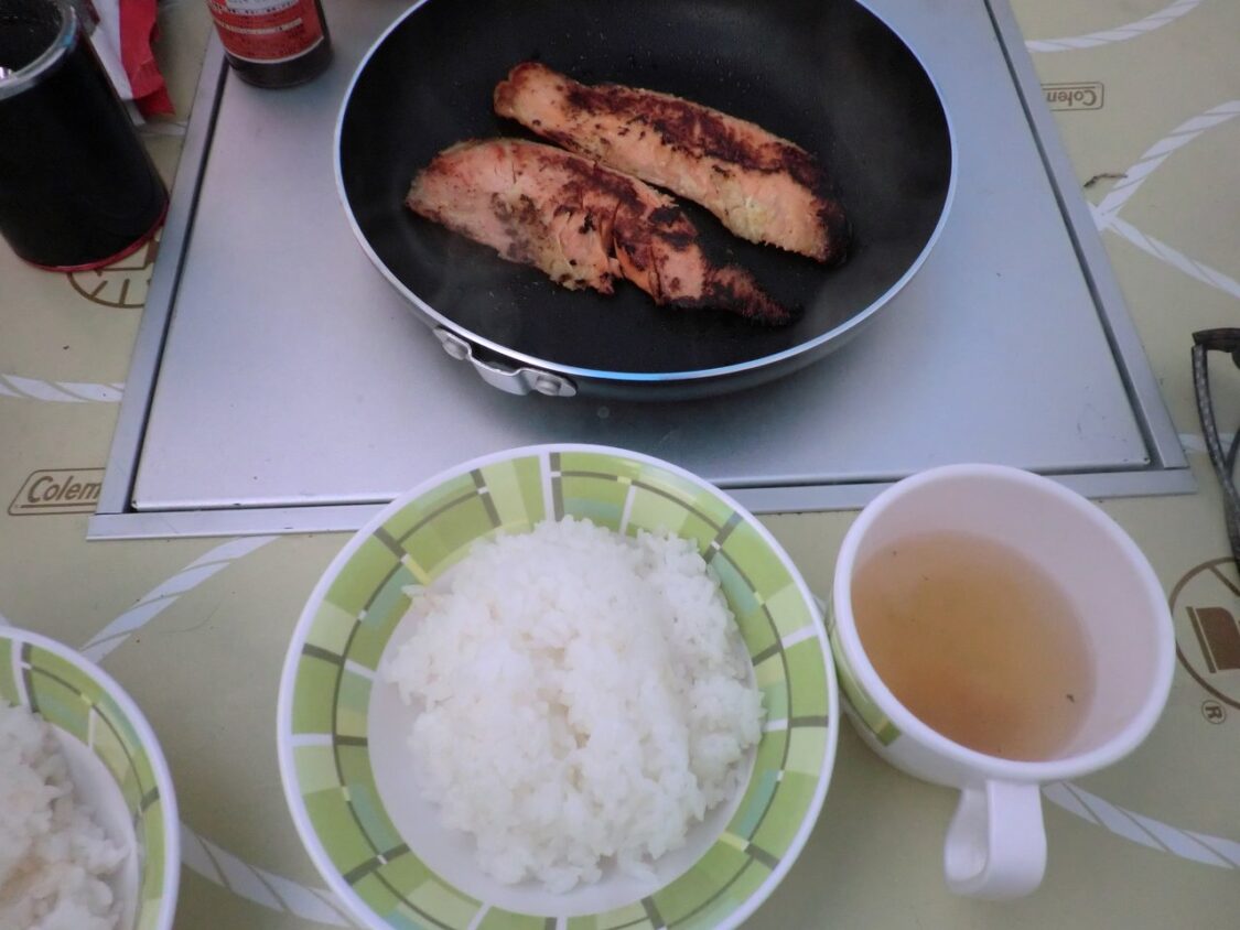 2013宮崎白浜AC撤収日_朝ごはん