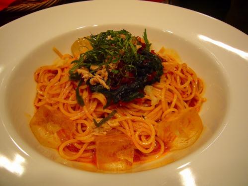 パスタまにあ_海藻の冷製中華風スパ