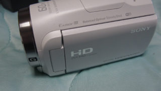 HDR-CX680　モニター閉じた状態
