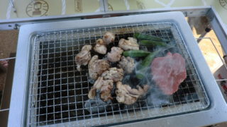 20120921犬山キャンプ場 BBQ鶏肉