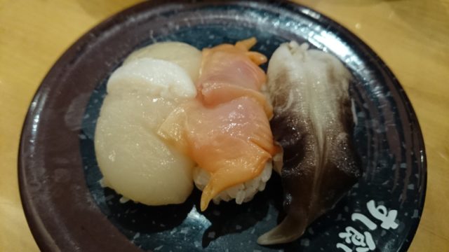 2014-09-15 すし食いねぇ！県庁前 貝の盛り合わせ