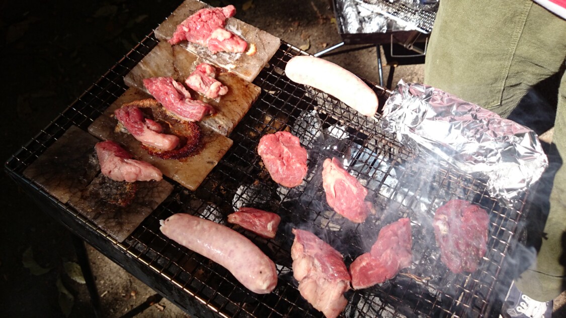大泉緑地BBQ　コストコ肉を堪能