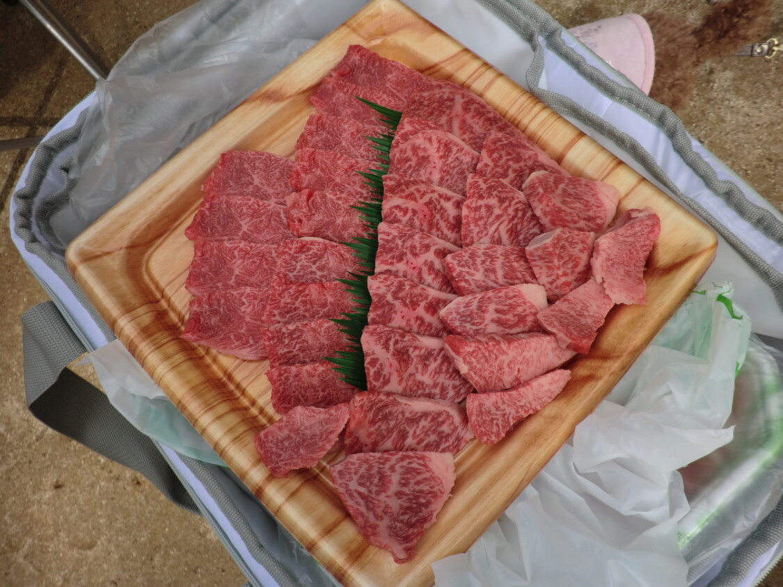 20130322木もれ陽の森キャンプ　BBQ肉