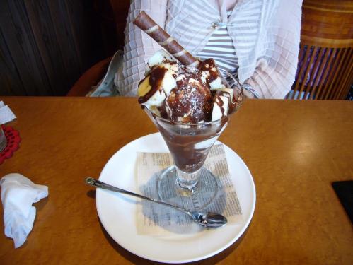 チョコバナナパフェ