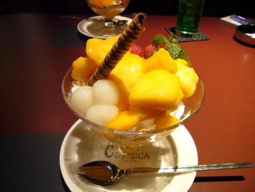 ミニマンゴーパフェ