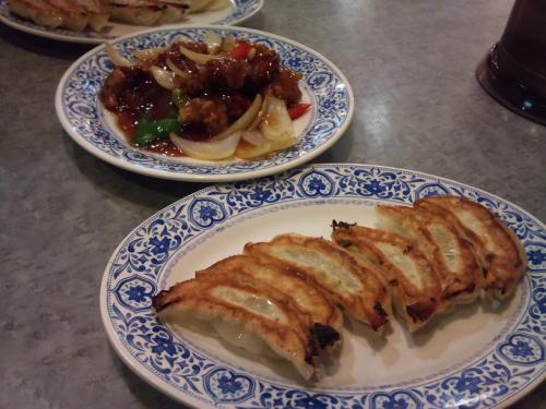 餃子の王将_酢豚、餃子