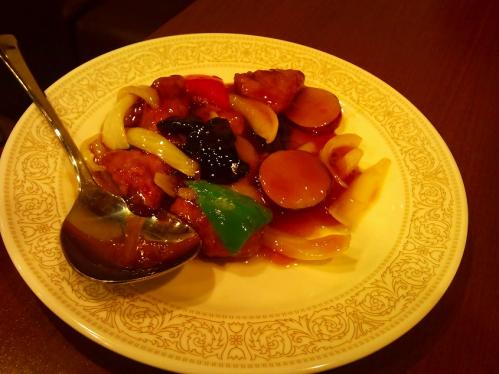 好天_豚フィレ肉の柔らか酢豚