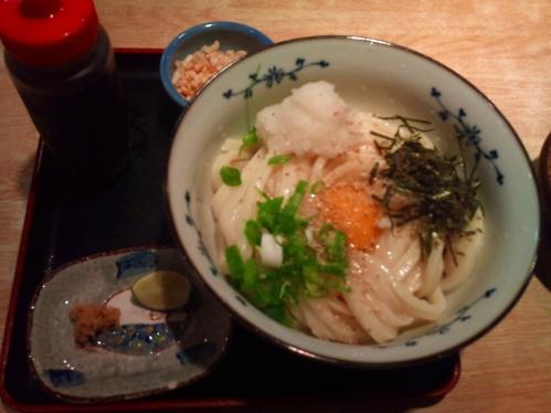 美曽乃_生醤油ぶっかけうどん玉子入り
