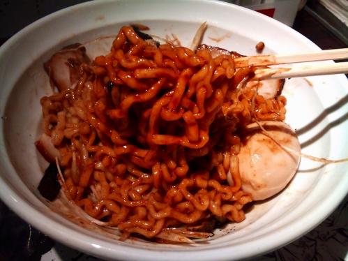 麺爺_油そば（黒）変身後