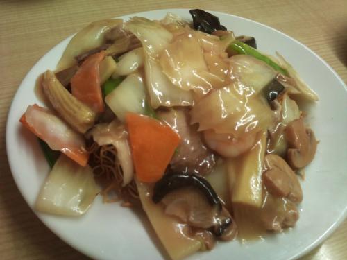 来留美亭_皿うどん