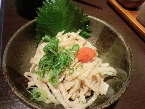 鶏皮湯引きポン酢