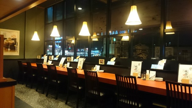 ラーメン棟梁堺店のカウンター