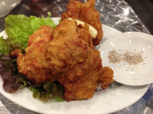 まる徳ラーメン_鶏の唐揚げ小