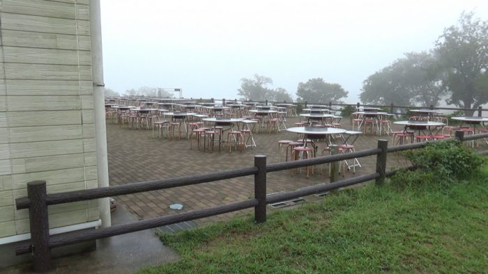 マザー牧場 ジンギスカンガーデンの犬同伴OKエリア