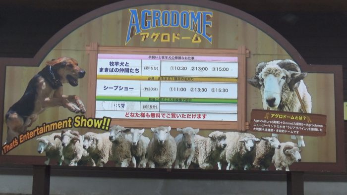 マザー牧場 アグロドームタイムテーブル