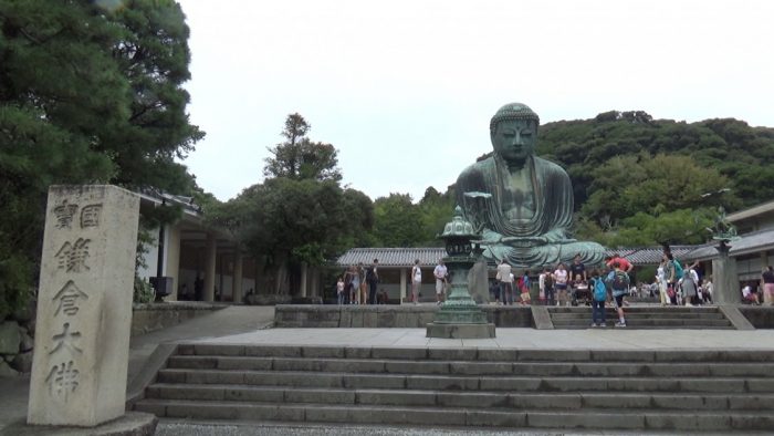 鎌倉大仏(高徳院) 大仏遠目から