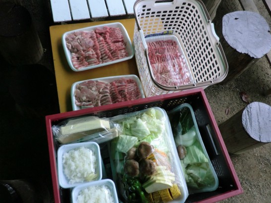 城山オレンヂ園手ぶらBBQのセット