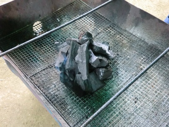 城山オレンヂ園BBQの炭