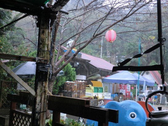 城山オレンヂ園大雨