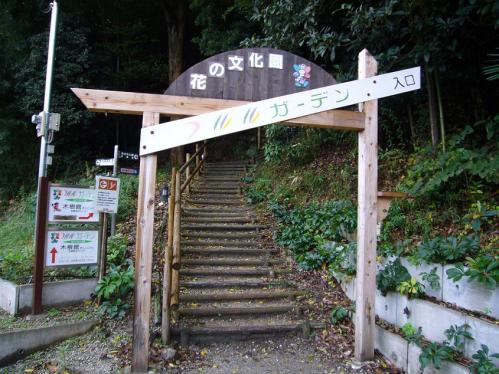 花の文化園_駐車場から