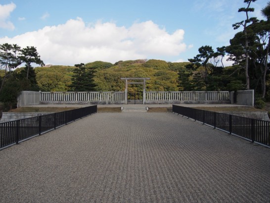 仁徳天皇陵_内堀の橋