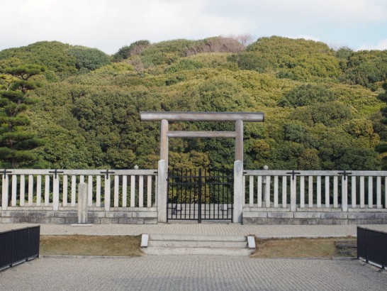 仁徳天皇陵_正面アップ