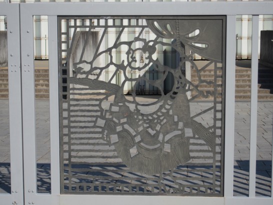 大浜公園相撲場の門