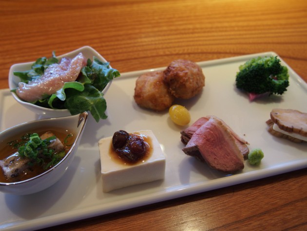 松原庵 欅_ランチの八寸