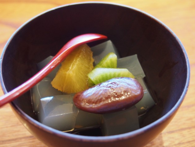 松原庵 欅_ランチのデザート