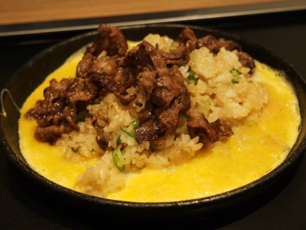 わらい食堂イオン鉄砲町_牛肉チャーハン