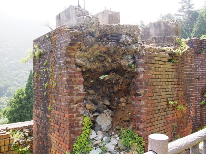 別子銅山東平地区のれんが