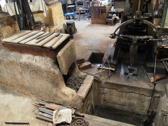 水野鍛錬所鍛冶場