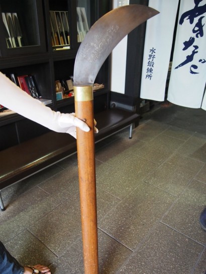 水野鍛錬所魔除け鎌実物