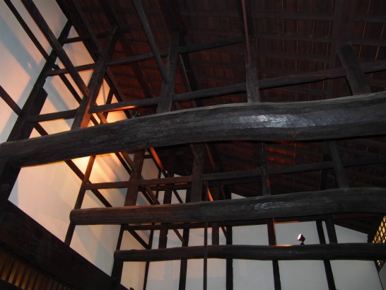 山口家住宅の梁