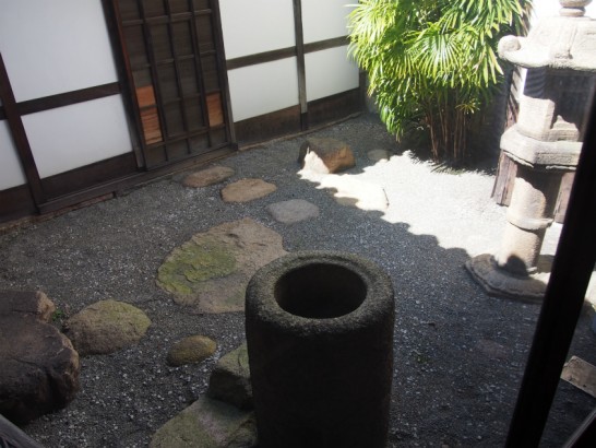 山口家住宅の庭