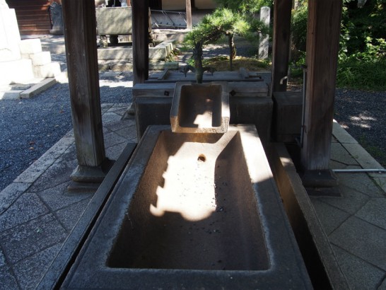 本願寺堺別院の水のない手水舎