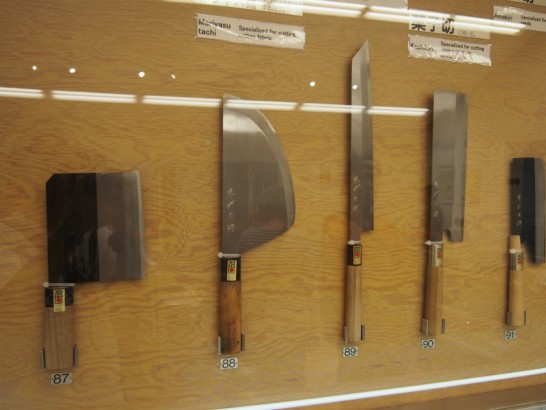 堺伝統産業会館の包丁