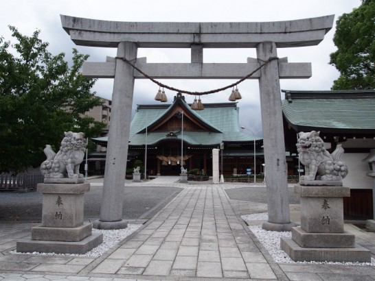 出雲大社大阪分祀の狛犬