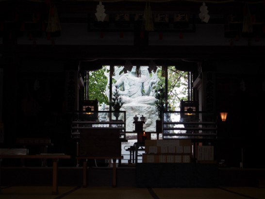 出雲大社大阪分祀奥にある像