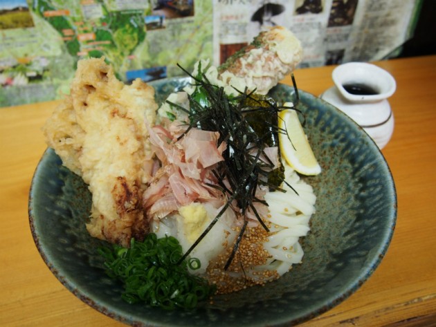 ぜにやとりちく玉天ぶっかけ