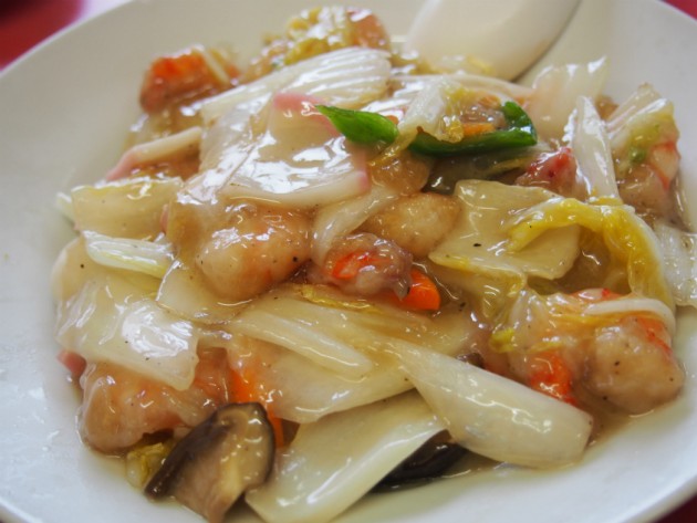 満腹ラーメン三宝_エビの旨煮