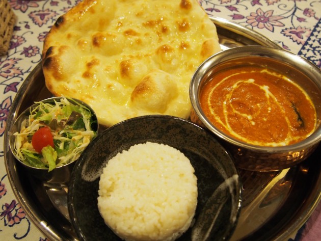 ディル・セのナスのキーマカレーセット