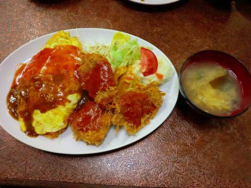 トミーパート２_オムライス、一口かつ