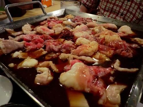 萬の屋_和風ホルモン鍋