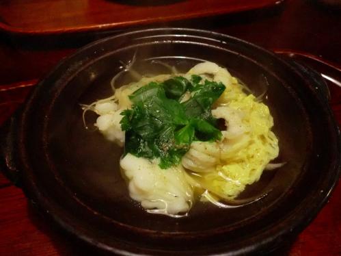 天ぷら松_鱧なべ