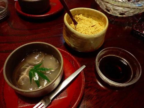 天ぷら松_わらび餅