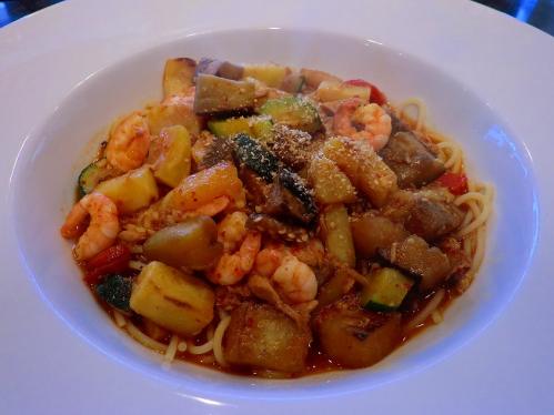 パスタまにあ_地中海野菜のピリ辛スープスパ