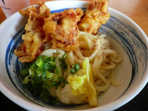 うつ輪_かしわ天ぶっかけうどん