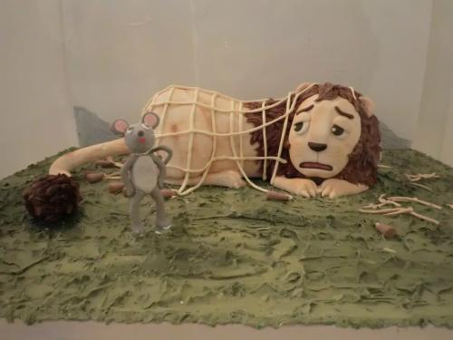 お菓子の城_ライオン２